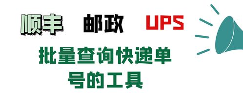 自动批量识别顺丰、UPS在途信息 高效查询软件与盼盼产品信息查询指南